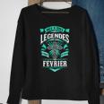 [Agmf] Les Légendes Nées En Fevrier Sweater e Cadeaux pour les femmes âgées